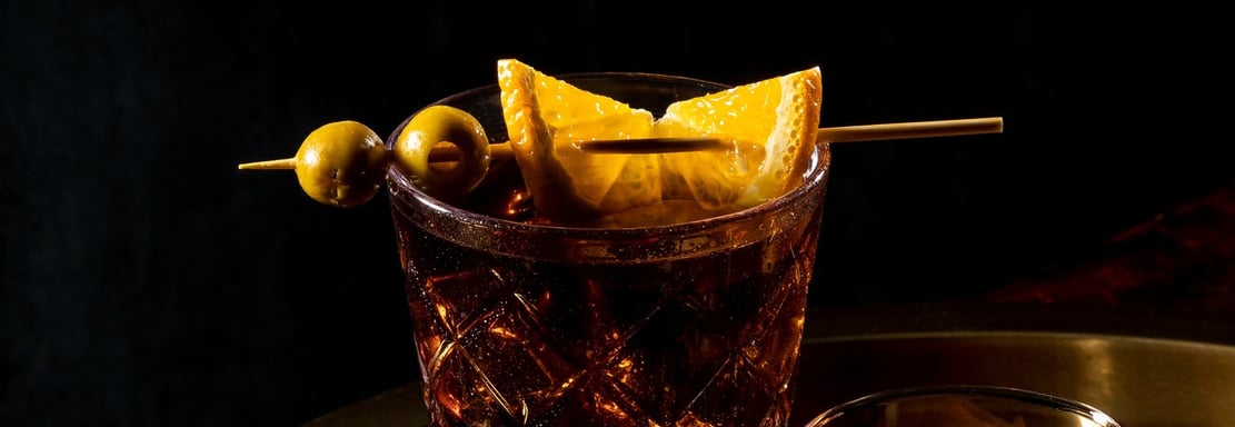Whiskey cocktail at Griffin Lounge